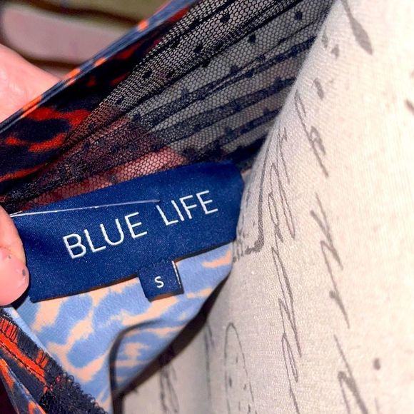 NWT! “BLUE LIFE”RED& Black Cheetah maxi - Picture 12 of 15